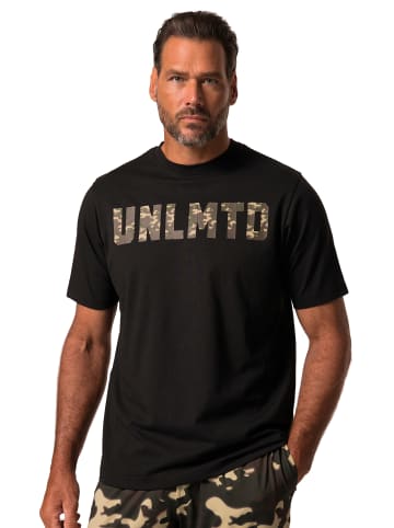 JP1880 Kurzarm T-Shirt in schwarz