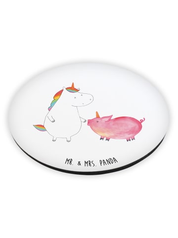 Mr. & Mrs. Panda magnet Einhorn Schwein ohne Spruch in Weiß