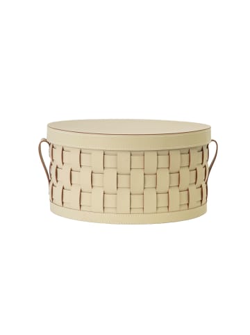 Angel Cerdá Dekorativer Korb 3304 in Sand – Ø40 x (H)19 cm