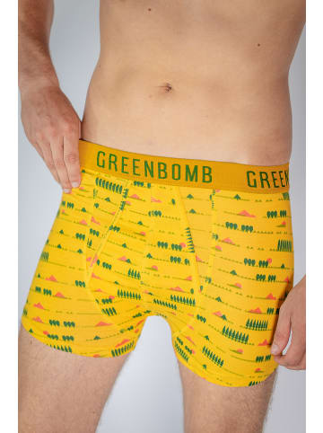 GreenBomb Trunk Nature Triangles in Gelb
