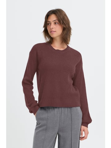 Oxmo Strickpullover OXFKIMNI in Braun