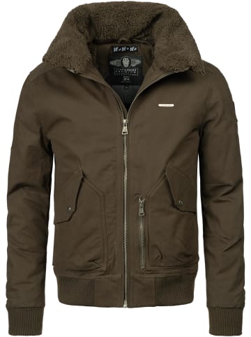 Navahoo Winterjacke Jim in Grün
