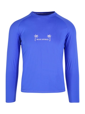 Wave Hawaii  Longsleeve Rash Guard Longsleeve in Blau