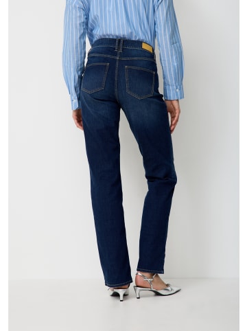 Paddock's 5-Pocket Jeans LARA in dark blue used moustache
