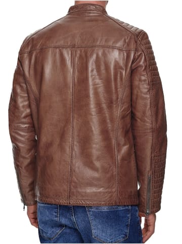 Tazzio Lederjacke "19709" - in Braun