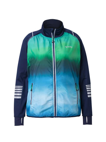 Ulla Popken Sweatjacke in dunkelblau