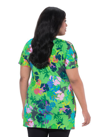 Ulla Popken Longshirt in apfelgrün