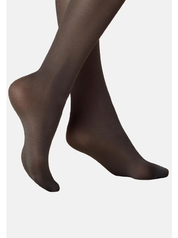 Kunert Feinkniestrümpfe Satin Look 40 weicher Bund in Black