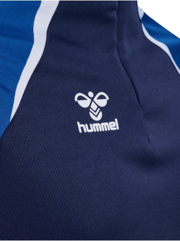 Hummel Trainingsjacke "Lead 2.0 Half Zip" in Blau