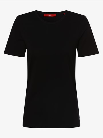s.Oliver T-Shirt in schwarz