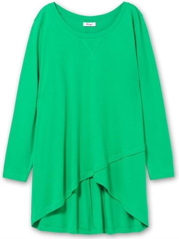 sheego Longshirt in grasgrün