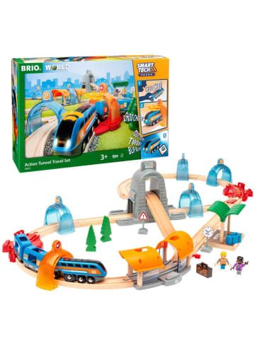 Brio Aktionsspiel BRIO Smart Tech Sound - Action Tunnel Reisezug Set Ab 3 Jahre in bunt