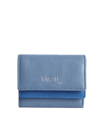VARGU Echtleder Geldbörse IVENA 1 in sky  blue - blue