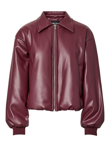 Pieces Bomberjacke in Tawny Port
