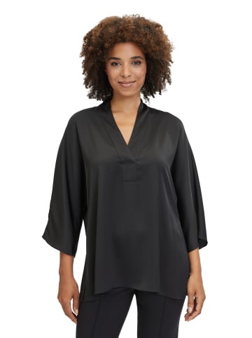 Vera Mont Blusenshirt mit Seitenschlitzen in Schwarz