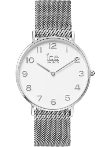 Ice Watch Quarzuhr Silver Shiny White silberfarben  36 mm in silber