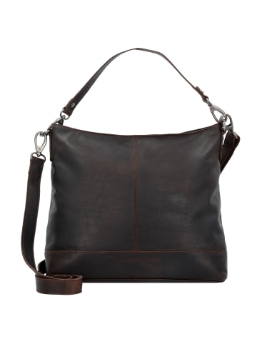 The Chesterfield Brand Wax Pull Up Schultertasche Leder 32 cm braun