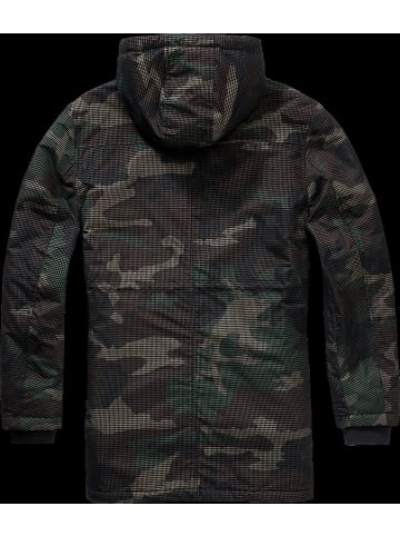 Brandit Parka "Grid Camo Parka" in Grün