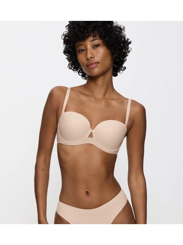 Triumph Trägerloser BH aus angenehmer Mikrofaser in Cameo Beige