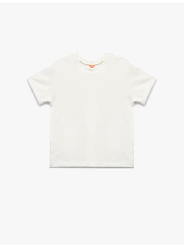 KOTON TSHIRT SS in Ekru
