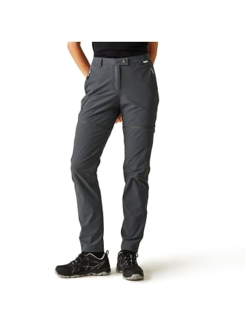 Regatta Zip Off Wanderhose in grau