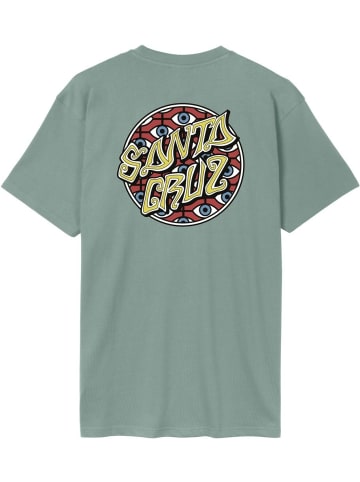 Santa Cruz T-Shirt "Salba Eyes Dot T-Shirt" in Braun