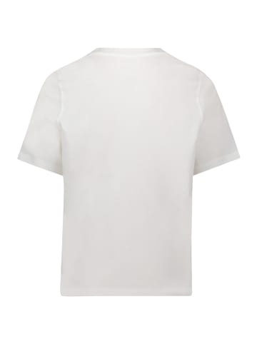 CARTOON Printshirt mit Rundhalsausschnitt in Patch Cream/Green