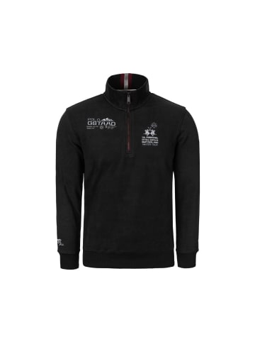 La Martina Pullover MBF308 in schwarz