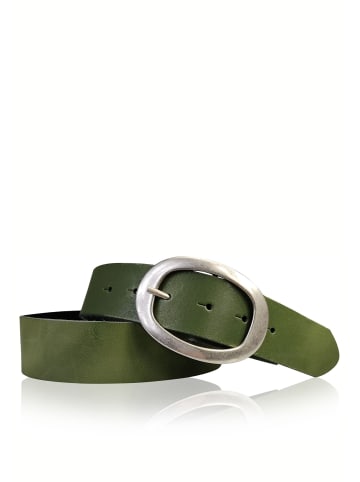 FRONHOFER Ledergürtel in Khaki