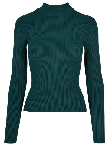 Urban Classics Urban Classics Damen Ladies Rib Knit Turtelneck Sweater in jasper