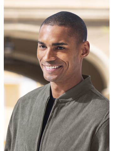 H.I.S Cordjacke in hellgrau