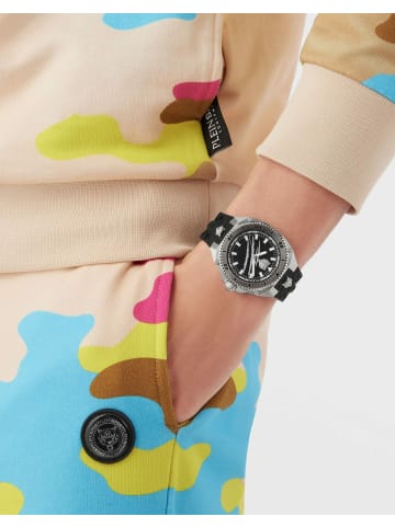 Plein Sport Analoguhr für Herren in silber