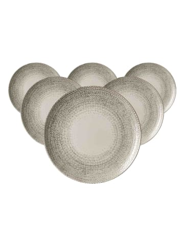 Ritzenhoff & Breker 6er Set Speiseteller Rimini in ø 26 cm in grau
