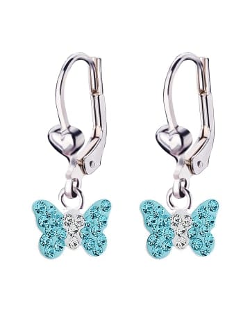 schmuck23 Silber Ohrringe 925 Schmetterling 0,8 cm x 1,0 cm