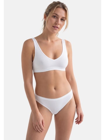 Conta Bikinislip Modal in Weiß / blau