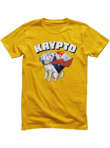 Superman T-Shirt "Krypto The Superdog T-Shirt" in Gold