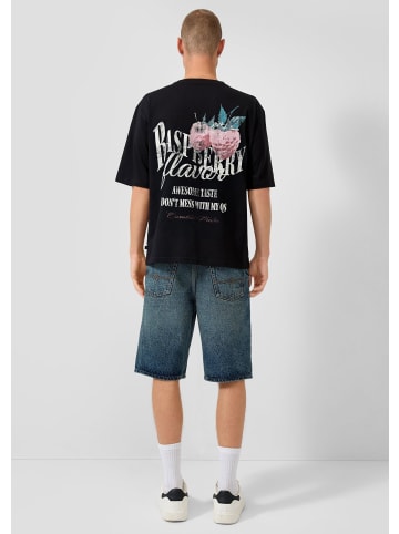 QS T-Shirt in 99D0_schwarz