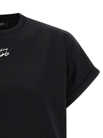 balmain Schwarz Baumwolle T-Shirt