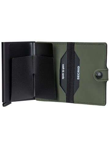 Secrid Geldbörse Miniwallet Matte in Green-Black