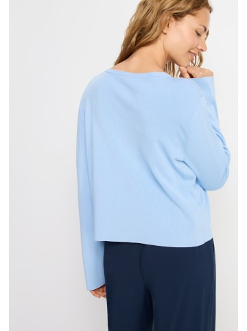 LASCANA Strickpullover in himmelblau