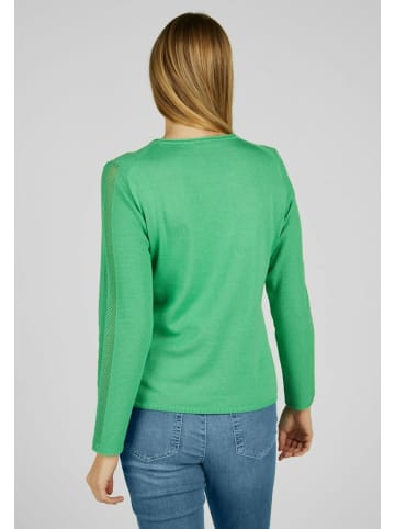 Rabe Rundkragen Langarmshirt für Damen in Grün