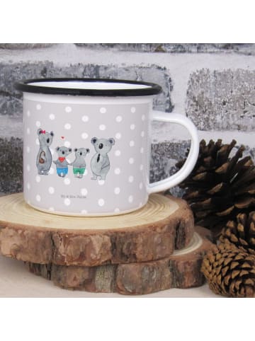 Mr. & Mrs. Panda Tasse mit Motiv Koala Familie zwei ohne Spruch in Grau Pastell