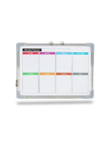 Whiteboard "beidseitig" in Weiß - (B)40 x (H)30 cm
