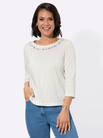 WITT WEIDEN Rundhals-Shirt in ecru