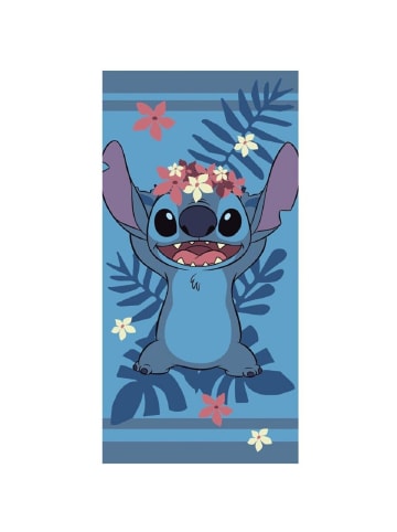 Lilo & Stitch Strandtuch Handtuch 70 x 140 cm Ideal für Sommer in Blau