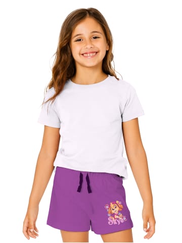 Paw Patrol Paw Patrol Shorts Skye kurze Hose Hotpants in lila