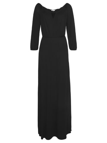 LASCANA Maxikleid in schwarz