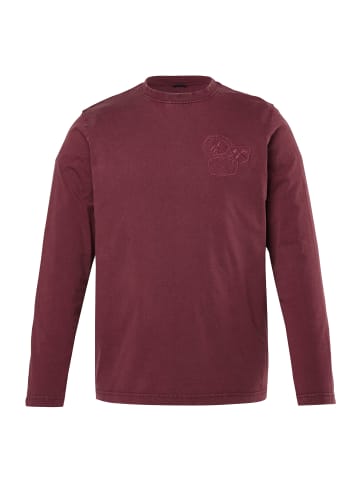 JP1880 Kurzarm T-Shirt in mahagoni