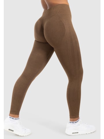 SMILODOX Leggings Yune Seamless Scrunch in Acid Braun