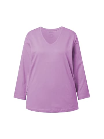 Ulla Popken Shirt in lavendel